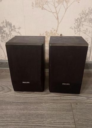 Пасивные колонки philips mcd196.из дерева. без торга.