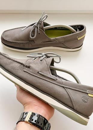 Мужские кожаные мокасины, топсайдеры timberland atlantis break