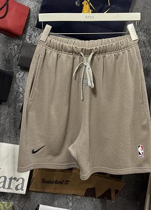 Шорти чоловічі nike jordan nba essentials fear of god shorts бежевий m
