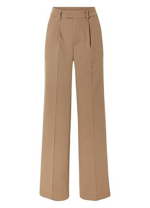 Штани regular fit широкі зі складками для жінки esmara lenzing 477614 40(m) бежевий
