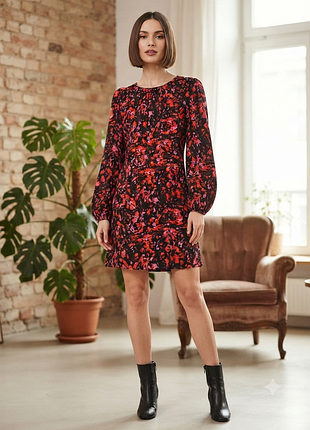 🧊 коротка сукня з довгими рукавами primark s/m