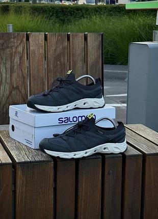 Кросівки salomon breezer vent tt, сірі (стрейч-сітка)
