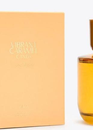 Парфумована вода для жінок zara vibrant caramel candy edp 90 мл (індивідуальне упакування)