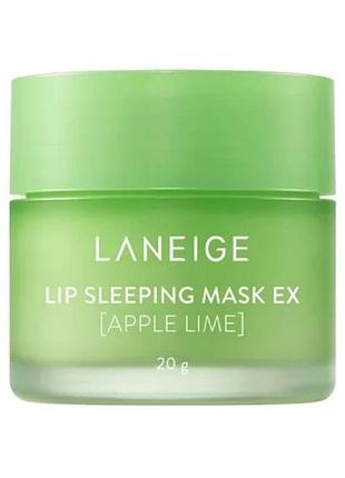 Маска для губ laneige lip sleeping mask ex mint choco