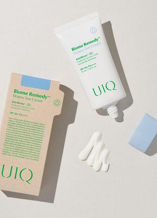 Сонцезахисний крем uiq biome remedy watery sun cream spf 50+ pa++++
