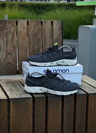 Кросівки salomon breezer vent tt, сірі (стрейч-сітка