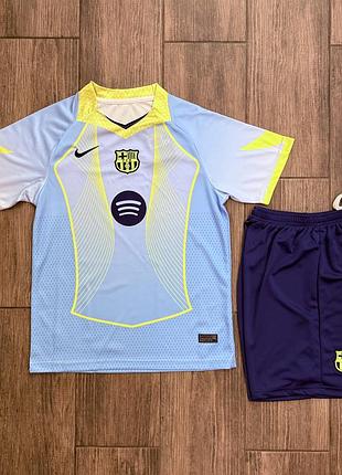 Дитяча футбольна форма барселона special edition barcelona для дітей найк nike рафінья ямал педрі
