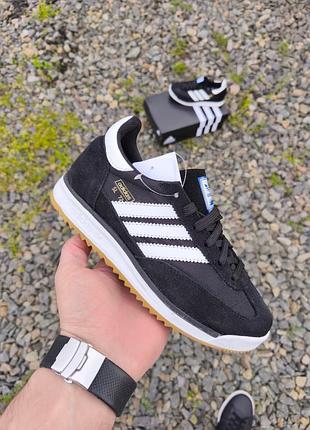 Кроссовки adidas sl 72 black white gum распродаж sale
