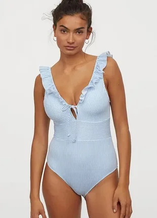 Купальник у смужку h&amp;m s
