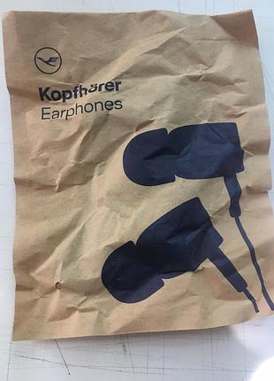 Наушники lufthansa (бортовые, новые в упаковке)