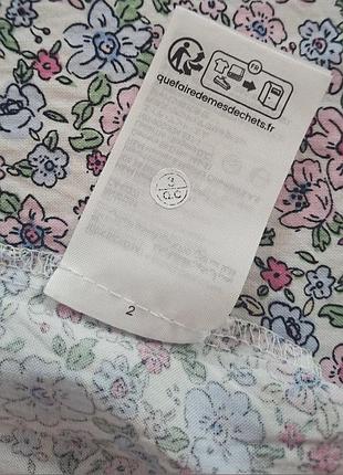 H&amp;m 🤍 платье миди цветочное принт платье с разрезом 10