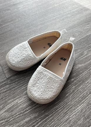 Дитячі еспадрильї h&m 3