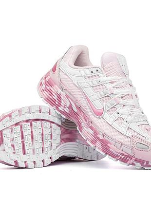 Стильні жіночі кросівки nike p-6000 custom pink