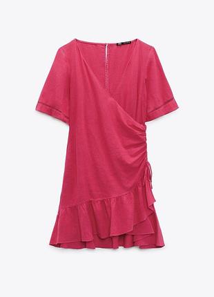 Zara льон сукня