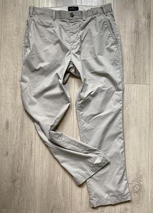 Тонкі чоловічі штани, брюки, marks&spencer, 34 розмір