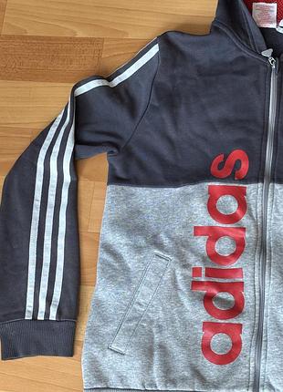 Дитяча кофта на застібці adidas 2