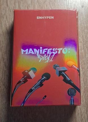 Карточки enhypen manifesto голографические