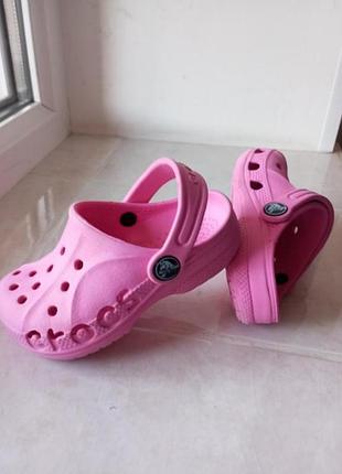 Кроксы сабо шлепанцы бренда crocs made in vietnam u9 8-9 eur 25-26