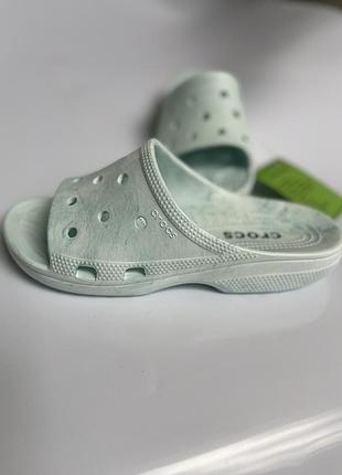 Crocs saturday watercolor marbled slide  w7 38 original