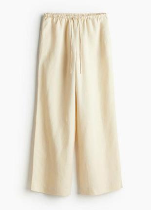 Новые льняные брюки h&amp;m