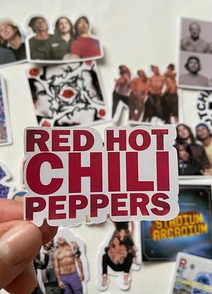 Наклейки/наліпки/стікери з red hot chilli peppers