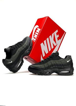 Чоловічі кросівки nike air max 95 black khaki white
