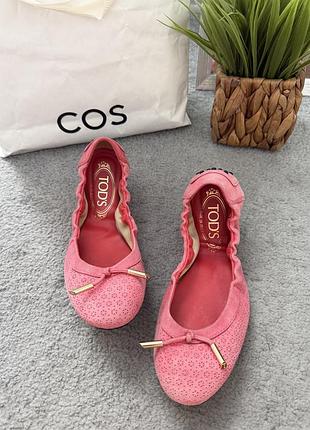 Жіночі красиві балетки tods оригінал 36 розмір