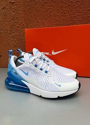 Оригінальні якісні круті кросівки nike air max 270 43-44 розмір 28 см білий колір
