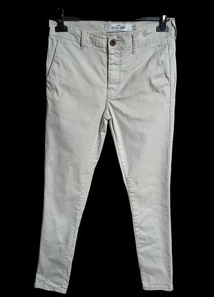 Стильные стрейчевые чиносы topman