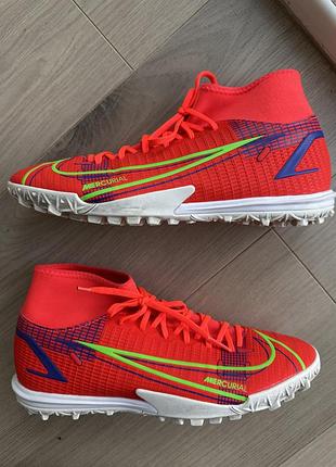 Сороконіжки nike mercurial superfly 8 academy tf 38 р 25 см