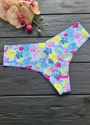 Бесшовные трусики стринги виктория сикрет victorias secret