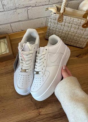 Стильные кроссовки nike air force 1 white low
