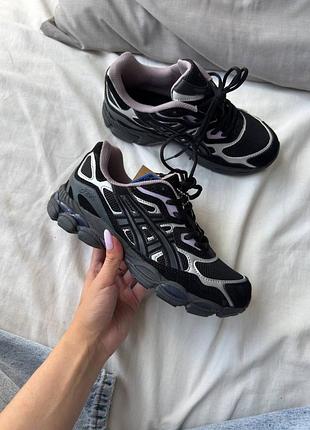 Asics gel nyc black purple