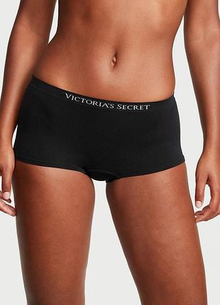 Трусики шортики victoria´s secret. колір: black (54a2)