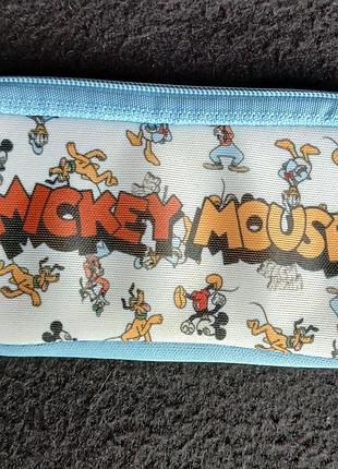 Чехол для детских очков, с карабинчиком,  mickey mouse, 14*7 см