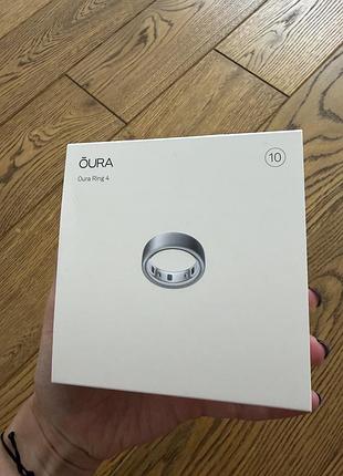 Oura ring 4 brushed silver 10
