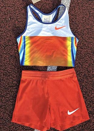 Комплект nike жіночий топ+шорти
