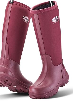 Жіночі гумові чоботи grubs frostline classic wellies red