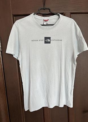 Чоловіча котонова футболка бренду the north face, розмір м.