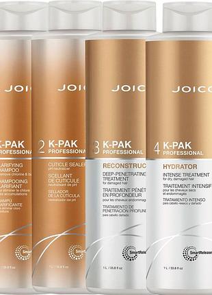 Реконструкция волос joico k-pak 4 step hair repair system