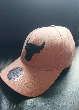 Бейсболка хлопковая mitchell &amp; ness chicago bulls
