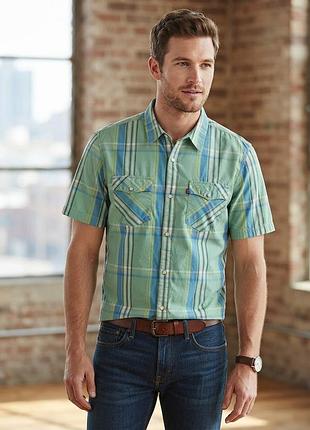 Чоловіча сорочка levi’s relaxed western, розмір l