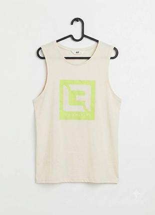Майка для девочки h&amp;m 0980815 158-164 см (12-14 р) бежевая
