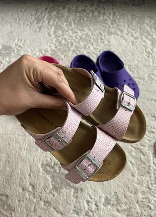 Взуття на дівчинку crocs ортопедичні шльопанки