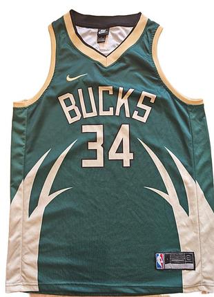 Баскетбольна майка nike milwaukee bucks #34 antetokounmpo l
