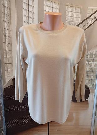 Шерстяной лонгслив свободного кроя's max mara