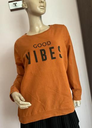 Бавовняний лонгслів/ xl/ brend miss e collection