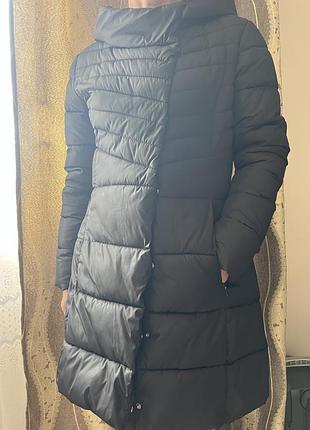 Чорна зимова куртка l