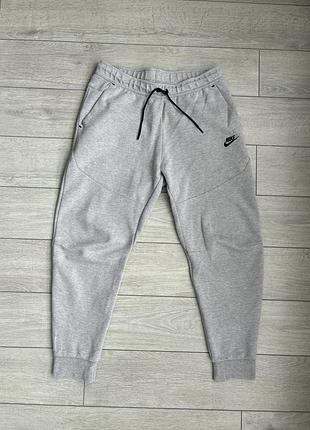Мужские спортивные штаны найк теч флис nike tech fleece size l л размер джоггеры брюки серый цвет оригинал