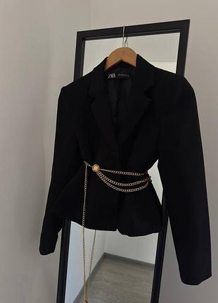 Приталений піджак zara